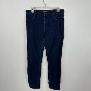 Spanx Jeans The Slim-X Skinny Women's 32 Dark Wash  Performance Stretch